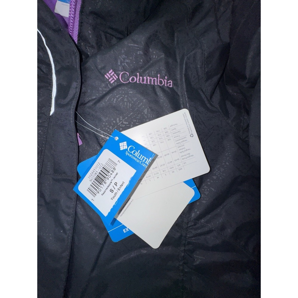 Columbia Hooded Puffer Jacket Unisex Full Zip Youth Small NWT - Picture 2 of 9